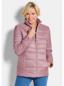 GOLDNER Стеганая куртка переходного периода с различными узорами розового цвета