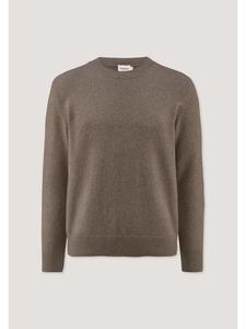 Вязаный свитер цвета верблюжьей шерсти Hessnatur