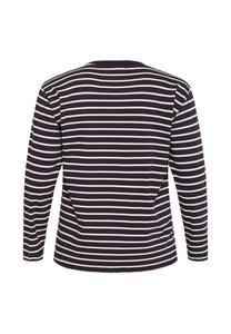 Топ с длинными рукавами WINNI Kaffe Curve, темно-фиолетовый