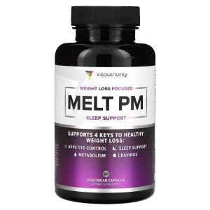 Melt PM, Поддержка сна, 60 вегетарианских капсул Vitauthority