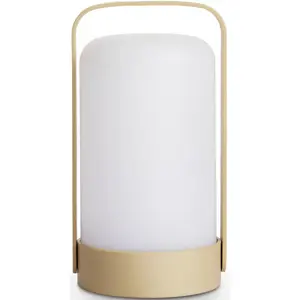 Настольная лампа ISA LED для улицы, для балкона, ретро, без выключателя, с аккумулятором Paco Home, красный