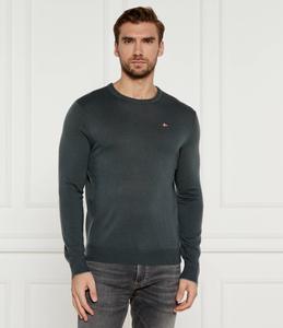 Свитер из шерсти Napapijri DAMAVAND Regular Fit, зеленый