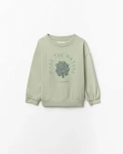 Толстовка с клевером из тюля Sfera, светло-зеленый
