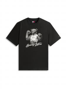 Tommy Jeans Футболка 'BEAR' в черном цвете