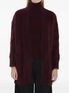 Кардиган без застежки MAX MARA, красный