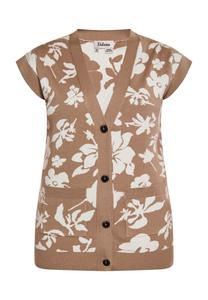 Вязаный кардиган Sidona, коричневый