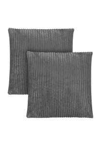 Комплект наволочек Aspero Zarate, 2 штуки, 45x45 см, темно-серый