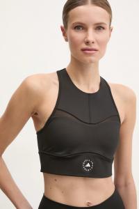 Спортивный бюстгальтер TruePurpose Adidas By Stella Mccartney, черный