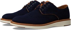 Оксфорды Upton Knit Wing Tip Johnston & Murphy, цвет Navy Knit