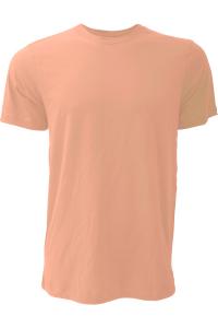 Футболка унисекс из джерси с круглым вырезом и коротким рукавом из парусины BELLA + CANVAS