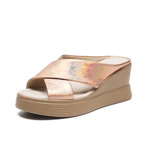 ZHR Устойчивые к запаху и истиранию женские шлепанцы Gold, цвет Gold