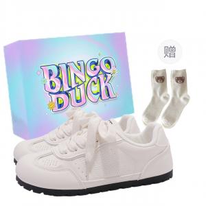 BINGO DUCK Кроссовки для скейтбординга женские белые