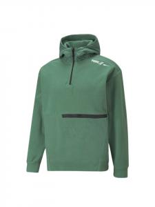 Пуловер Puma Polarfleece Pullover mit Kapuze, зеленый