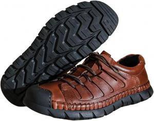 Женские оксфорды в стиле панк, мужские тактические военные кожаные ботинки на шнуровке для улицы, модные винтажные водонепроницаемые рабочие ботильоны HFUHLK, Brown 852