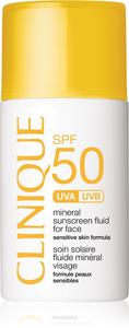 Солнцезащитный минеральный флюид для лица с фактором защиты SPF 50, минеральный солнцезащитный крем для лица с фактором защиты SPF 50 Clinique, 30 мл