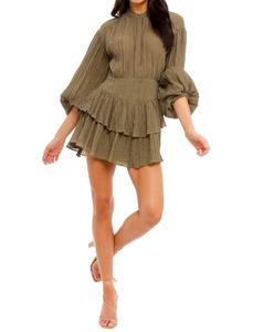 Платье мини Willow в оливковом цвете So Me