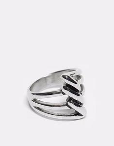 Водонепроницаемое кольцо-обруч из нержавеющей стали серебристого цвета Asos Design
