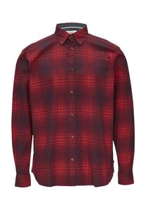 Повседневная рубашка стандартного кроя с длинным рукавом и воротником на пуговицах S.Oliver, красный