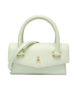 Сумка кожаная Patrizia Pepe Fly Bamby, зеленый