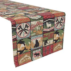 Скатерть, 100 % хлопок, 16x90 дюймов, пэчворк для отдыха на свежем воздухе