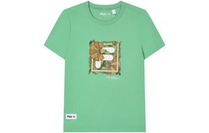 Футболка X V&A LIANMINGKUAN женская фруктово-молочный зеленый FILA