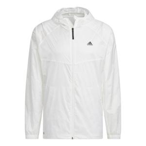 Куртка Adidas Hooded Windbreaker Jacket 'White', белый