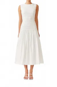 Платье-миди Fifi с заниженной талией, цвет слоновой кости Elliatt