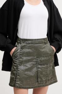 Юбка винтажная мини Alpha Industries, зеленый