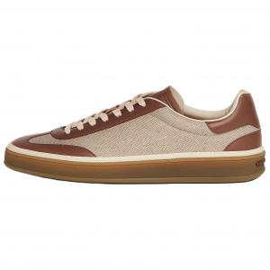 Canvas Low top Skateboard Shoes Women's Natural Color / Caramel Color Loro Piana, natural/caramel