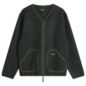 Кардиган из шерстяного флиса Stan Ray, Botanical Green