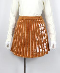 Плиссированная вязаная юбка Archivio, цвет Brown(115)