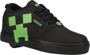 Кроссовки Heelys Mens Pro 20 Minecraft (Little Kid/Big Kid/Adult), черный/зеленый