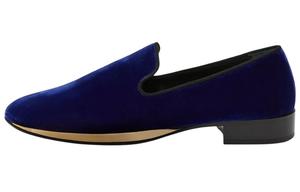 Giuseppe Zanotti Бархатные мокасины Gz Flash с металлической отделкой