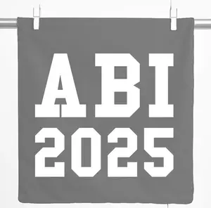 Декоративная наволочка Huuraa, подарок на выпускной 2025, 40x40 см, стальной серый хлопок, украшение для выпускного 2025 Hellweg Druckerei