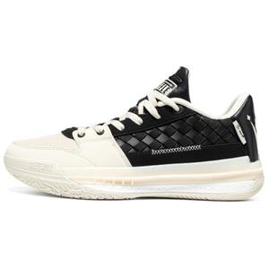 361° Баскетбольные кроссовки с низким верхом, устойчивые к скольжению, мужские, черно-белые