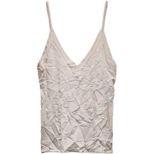 ZARA Женская майка желтого цвета