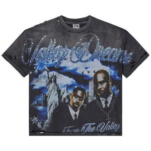 Футболка Vale Forever Godfather Black Bling Tee, Black/Blue/Jeweled