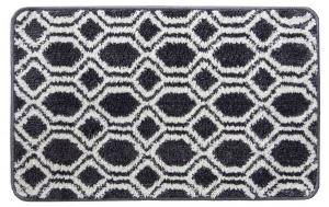 Коврик для ванной KARAT Casablanca, 80x1x150 см, черный