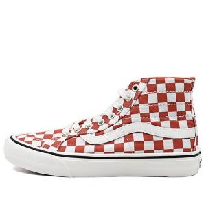 Кроссовки sk8-hi 38 decon sf sneakers red/white Vans, красный
