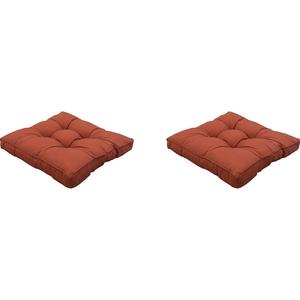 Подушка для сиденья Madison Panama 2er-Set, коричневый - красный