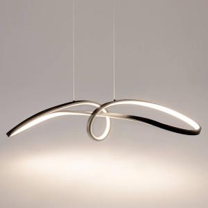 Светодиодный подвесной светильник Maytoni Decorative Lighting Curve, алюминий - 1 пламя - черный