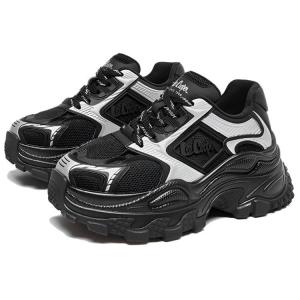 Легкие низкие кроссовки Chunky для женщин Lee Cooper, Black