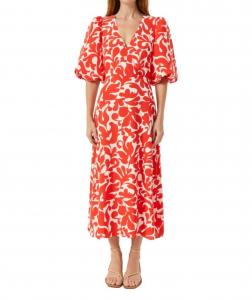 Платье миди Ina в красном цвете Caspian Lagoon Grande Rhode