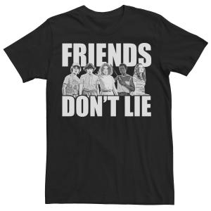 Мужская футболка Netflix Stranger Things Friends Don't Lie Group Shot Licensed Character