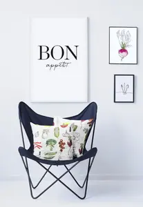 Декоративная подушка APELT "3977", чехол без наполнения, 1 шт 49х49 см, цвет bunt/grün/weiß + bedruckt