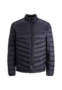 Куртка герой пуховик стеганый воротник без капюшона Jack & Jones, черный