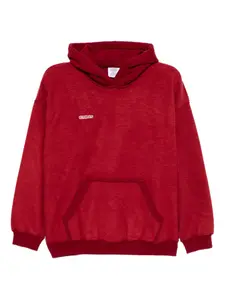 Худи с вышитым логотипом VETEMENTS, красный