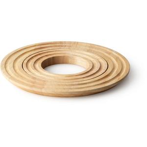 Подставка под горячее Continentа, круглая, из гевеи, Ø 21x1,5 см Continenta, Holzfarben