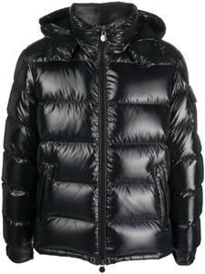 Пуховик Maya с капюшоном Moncler, черный