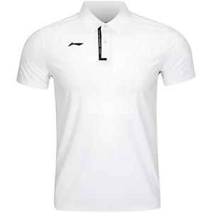 Поло для бадминтона унисекс LINING, белый